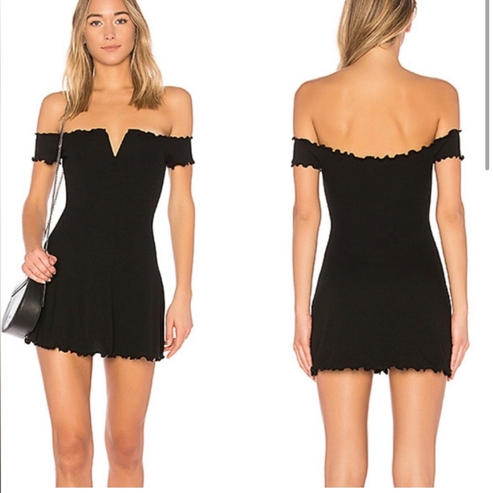 Revolve: Majorelle Black Dress